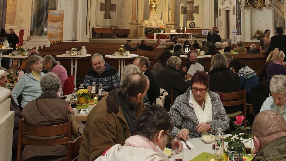  In der Ludwigsburger Friedenskirche ist zwischen 13. Februar und 6. März wieder Essen in Gesellschaft angesagt. Das ist trotz Corona möglich, sind die Organisatoren überzeugt. Unter welchen Bedingungen kann das funktionieren? 