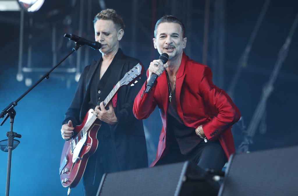 Martin Gore und Dave Gahan beim Konzert in Zürich Mitte Juni 2017.