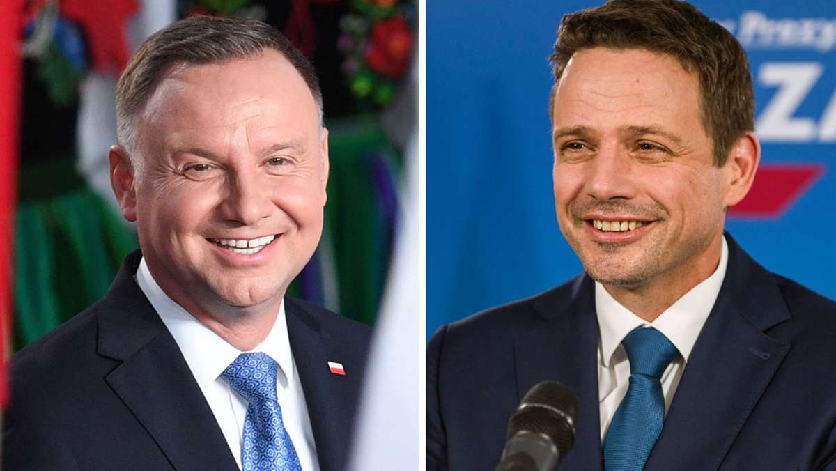 Stichwahl in Polen: Kandidaten bei Präsidentenwahl nahezu gleichauf