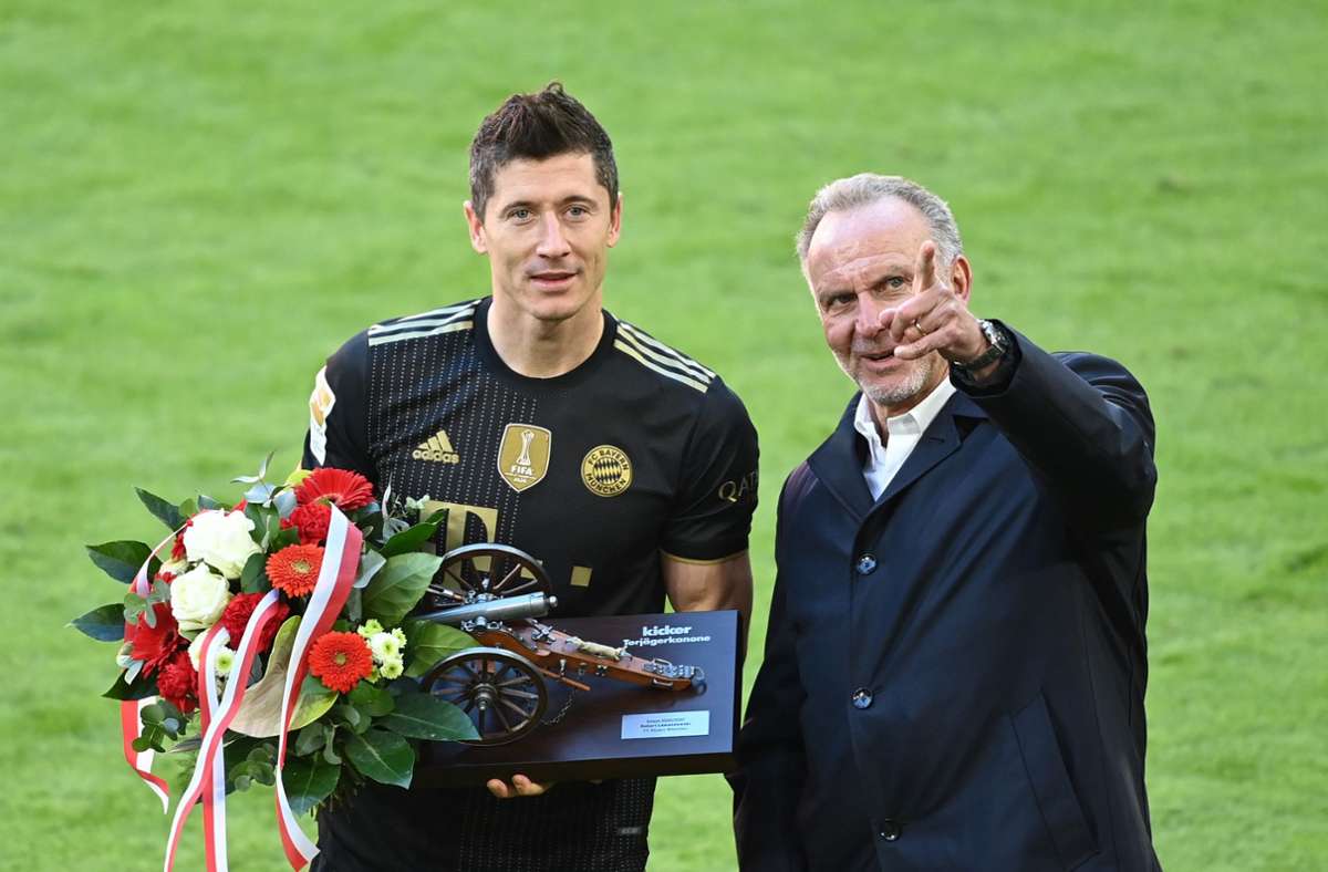 Robert Lewandowski will die Bayern verlassen. Foto: dpa/Sven Hoppe