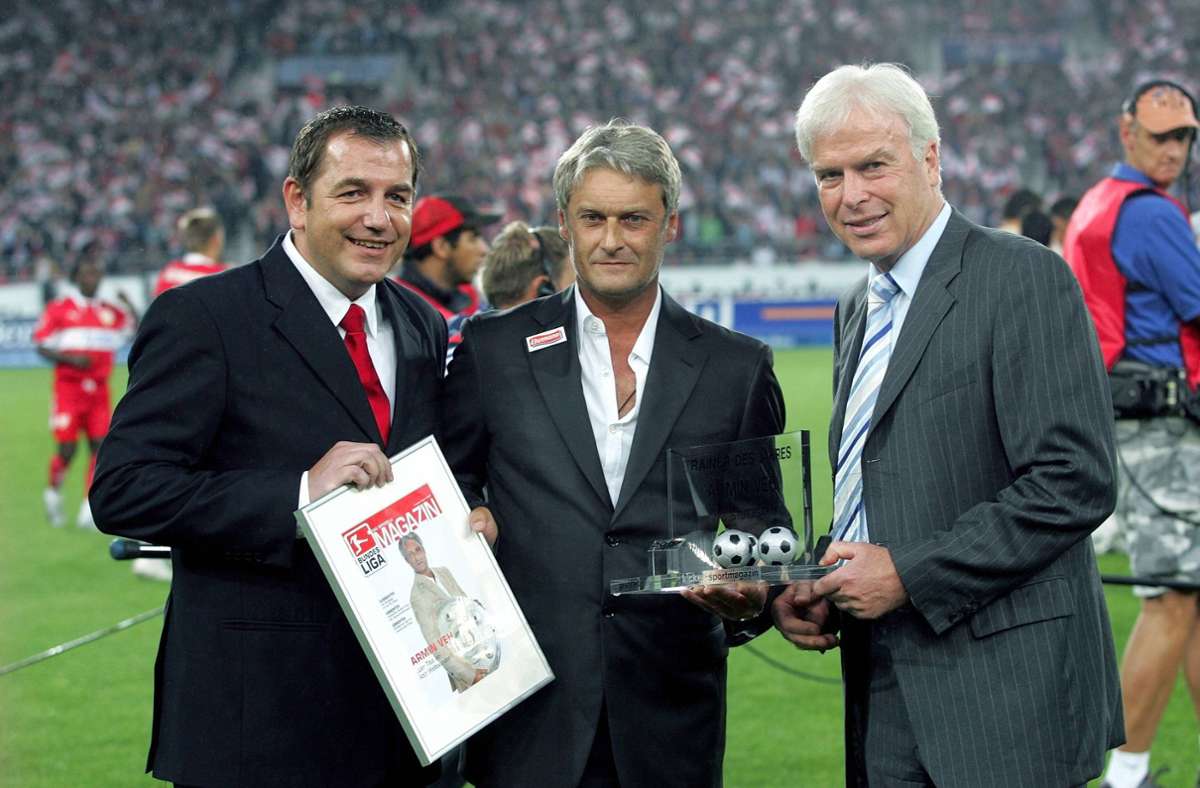 Trotzdem wird Armin Veh für seine Erfolge mit dem VfB Stuttgart zum Trainer des Jahres 2007 gewählt. Es ist das einzige Mal, dass er diese Auszeichnung erhält.