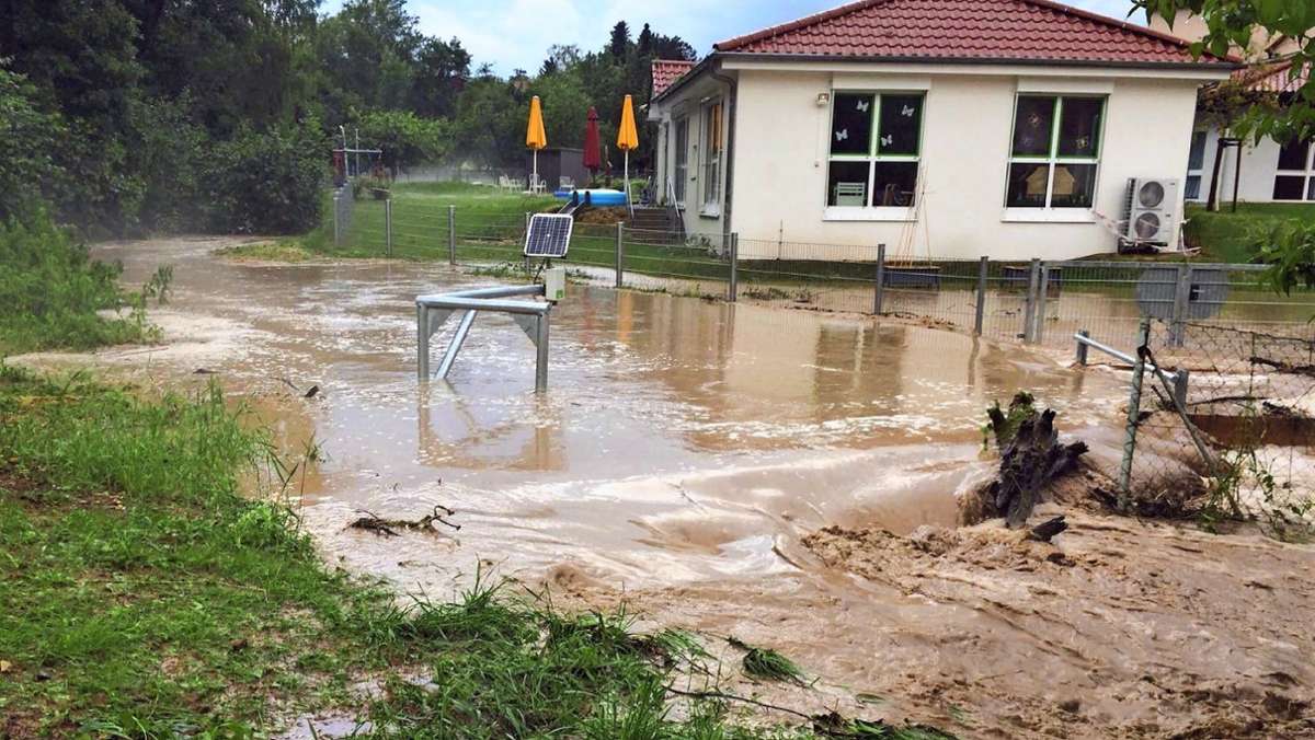  Hagel und große Wassermassen haben Ende Juni auch in Hochdorf Schäden hinterlassen. Die Frage, was man aus dem Unwetter für die Zukunft lernen kann, war jetzt Thema im Gemeinderat. 
