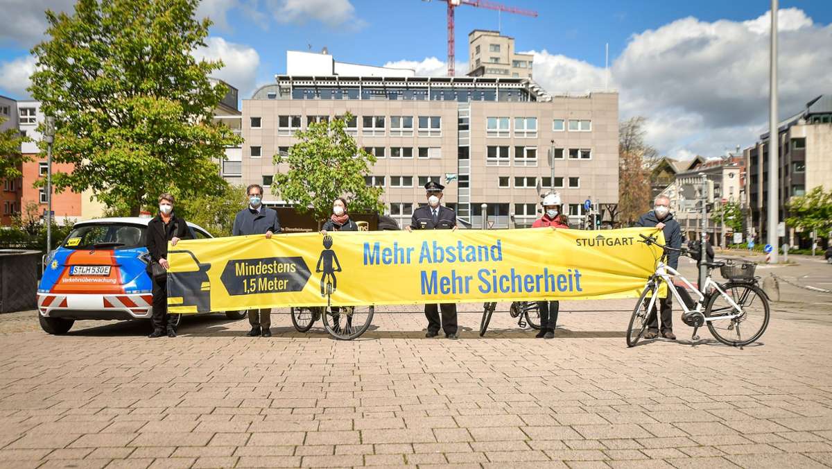 Fahrradfahren in Stuttgart: Mehr Abstand bedeutet mehr Sicherheit