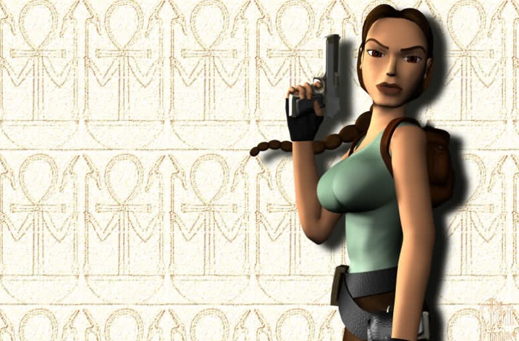 Eine frühe Version der Computerspielfigur Lara Croft. Das erste „Tomb Raider“ erschien vor 20 Jahren.