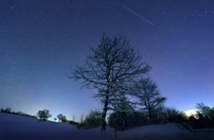Verglühende Meteore: Sternengucker müssen hoch hinaus
