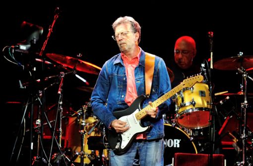 Der Gitarrenheld Eric Clapton Foto: dpa/Uwe Anspach