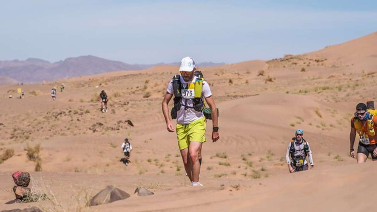 Michael Heß aus Metzingen beim Marathon des Sables: 250 Kilometer durch die Wüste in sieben Tagen