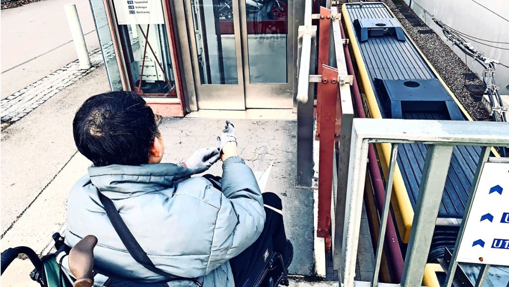 Defekte Aufzüge an Haltestellen: SSB rät Rollifahrer zu Umweg