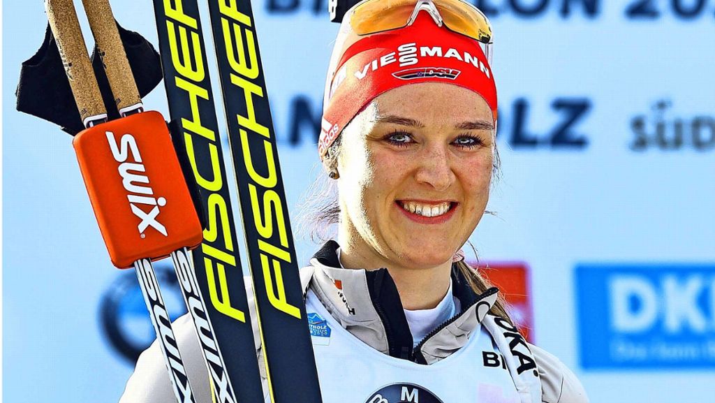 Biathlon-WM in Antholz: Silber!  Denise Herrmann bricht den Bann