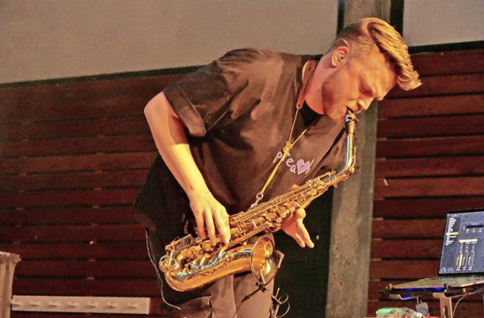 Konzert beim Sommer am See in Böblingen: Strahlende saxofonische Klangkaskaden