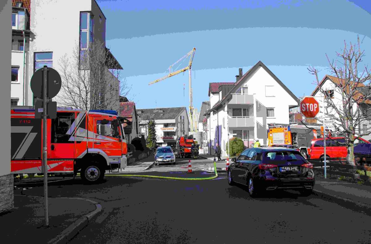 Feuerwehreinsatz in Sindelfingen