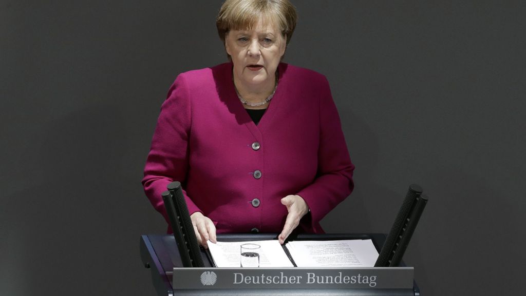 Angela Merkel in Regierungserklärung: Der Islam ist ein Teil von Deutschland