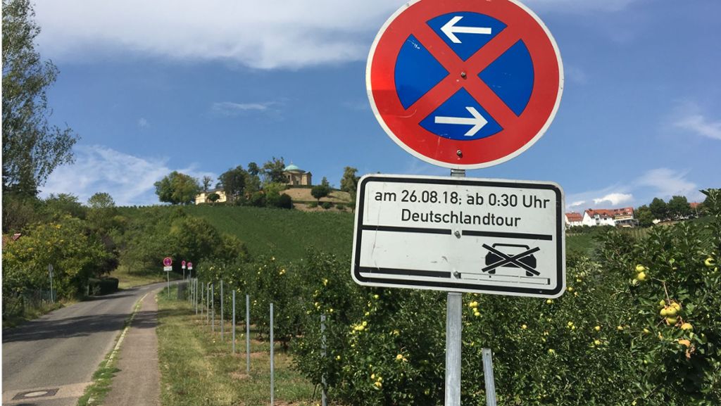 Deutschland-Tour kommt nach Stuttgart: Radfahrer dürfen   sich am  Weinberg abarbeiten