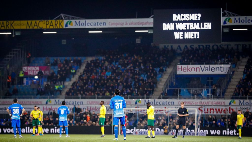 Gegen Rassismus im Stadion: Niederlande wollen Kameras einsetzen