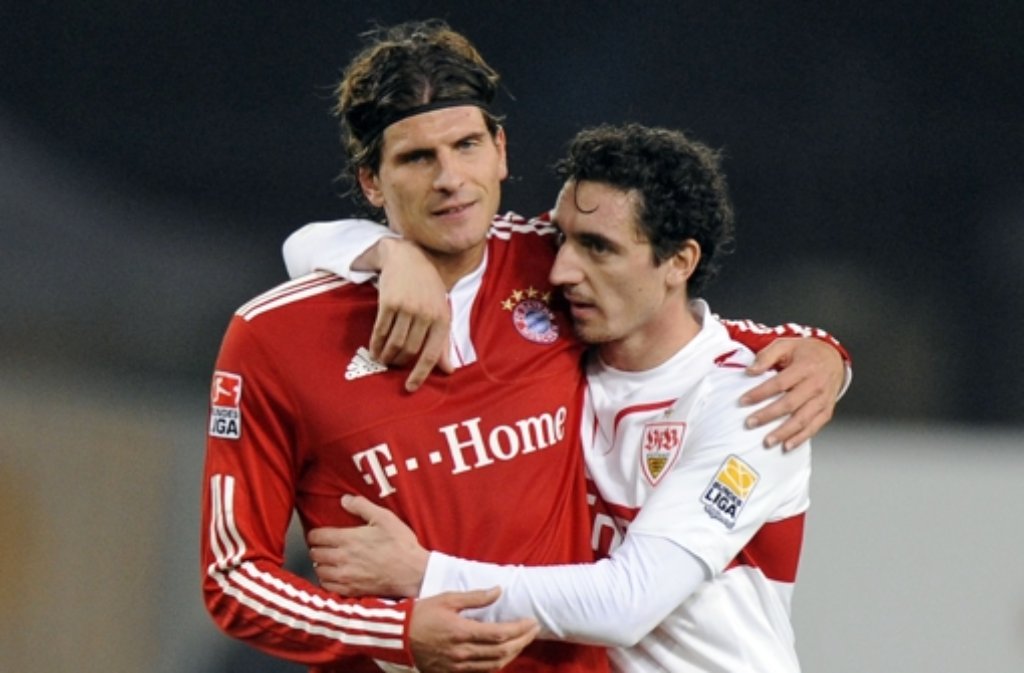 2009 folgte der Wechsel zum FC Bayern München (hier mit Kumpel Roberto Hilbert im VfB-Trikot).