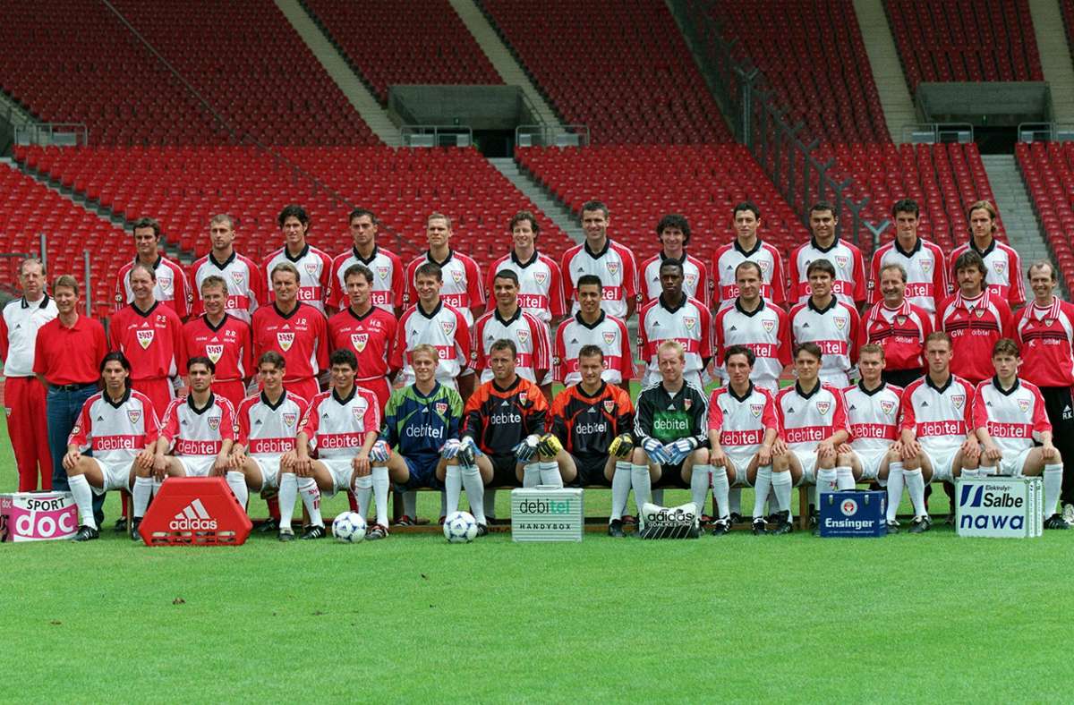 Wer findet Thorsten Legat auf dem Foto für die Saison 1999/2000?
