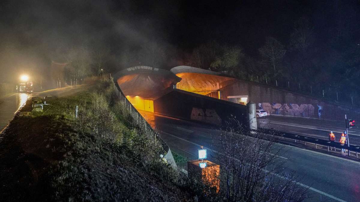 Straßensperrungen im Rems-Murr-Kreis: Tunnel werden gereinigt und gewartet