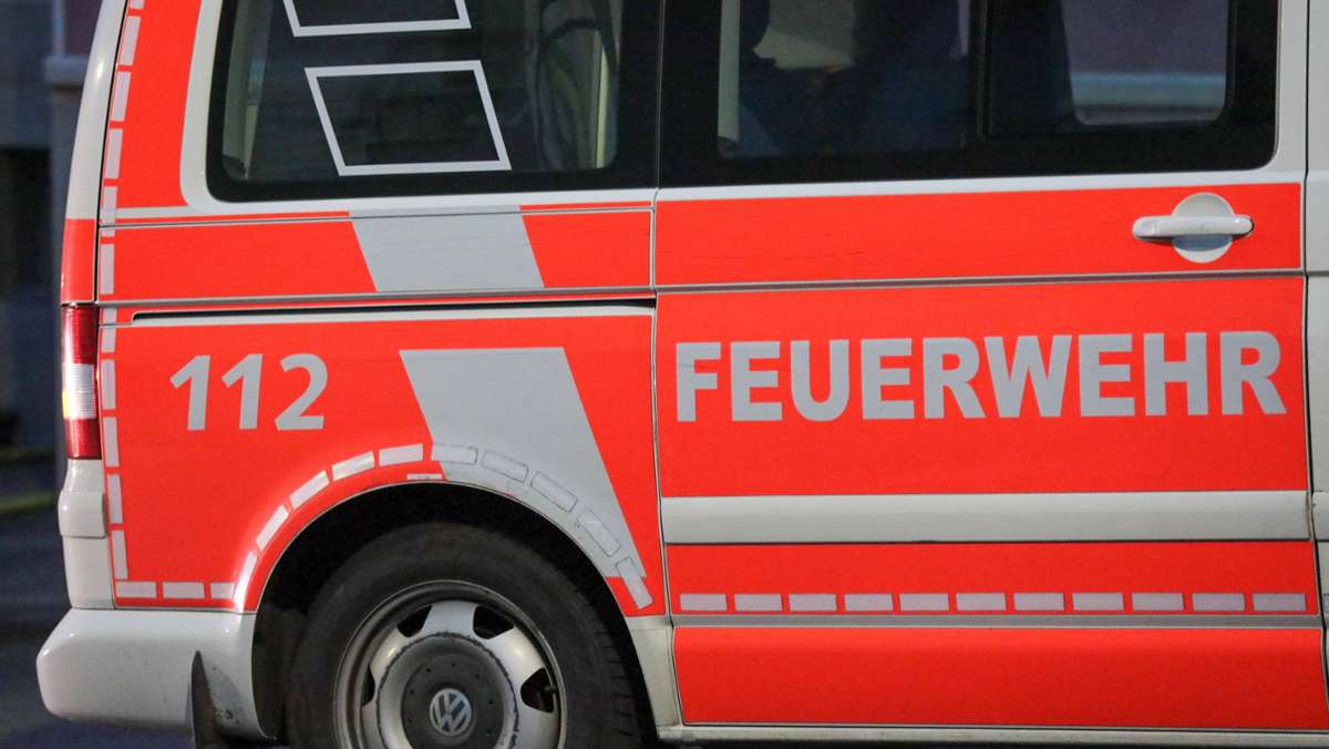 Feuerwehr  in Kirchheim: Brand auf Balkon durch Teelicht ausgelöst