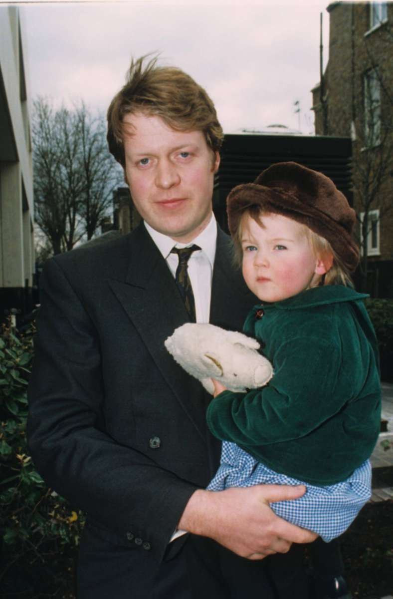 Earl Spencer mit Tochter Kitty.