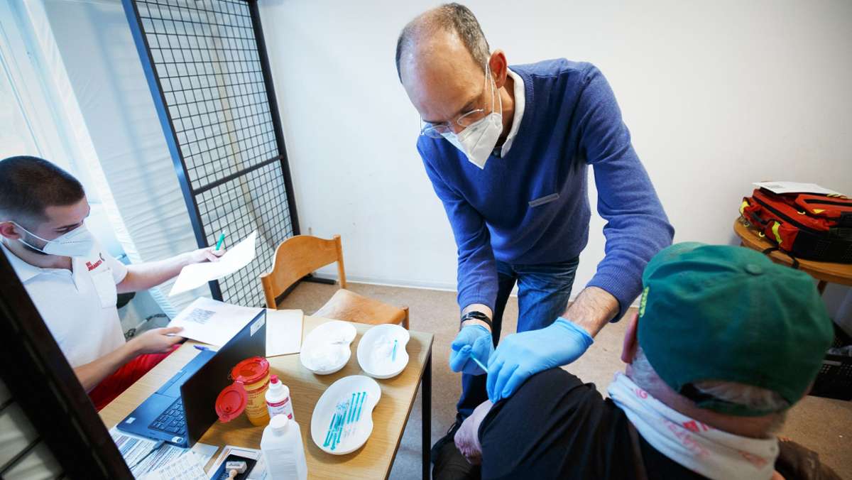 Impfaktion in Stuttgarter Notübernachtung: Erleichterung bei den Wohnungslosen über die Impfung