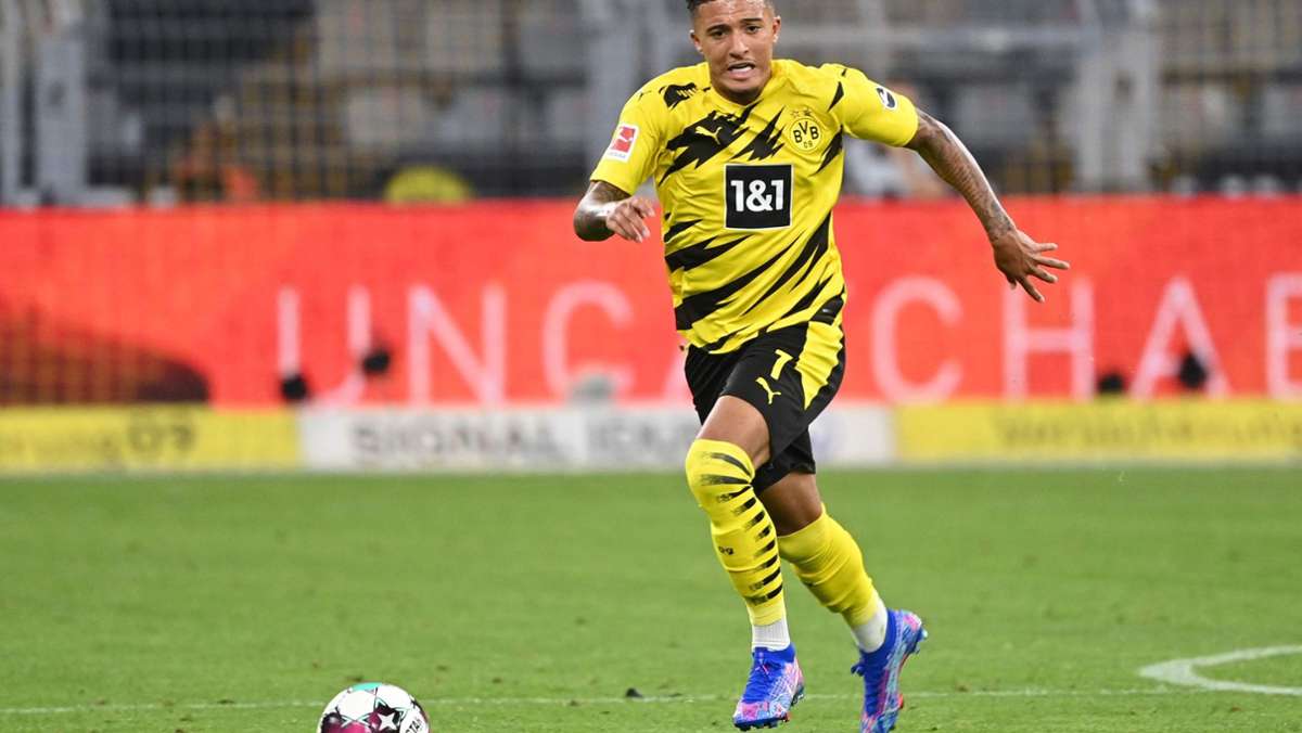  Der Wechsel von Jadon Sancho von Borussia Dortmund zu Manchester United ist perfekt. Der Engländer kostet 85 Millionen Euro – und ist damit weit vorne bei den teuersten Transfers der Fußball-Bundesliga. 