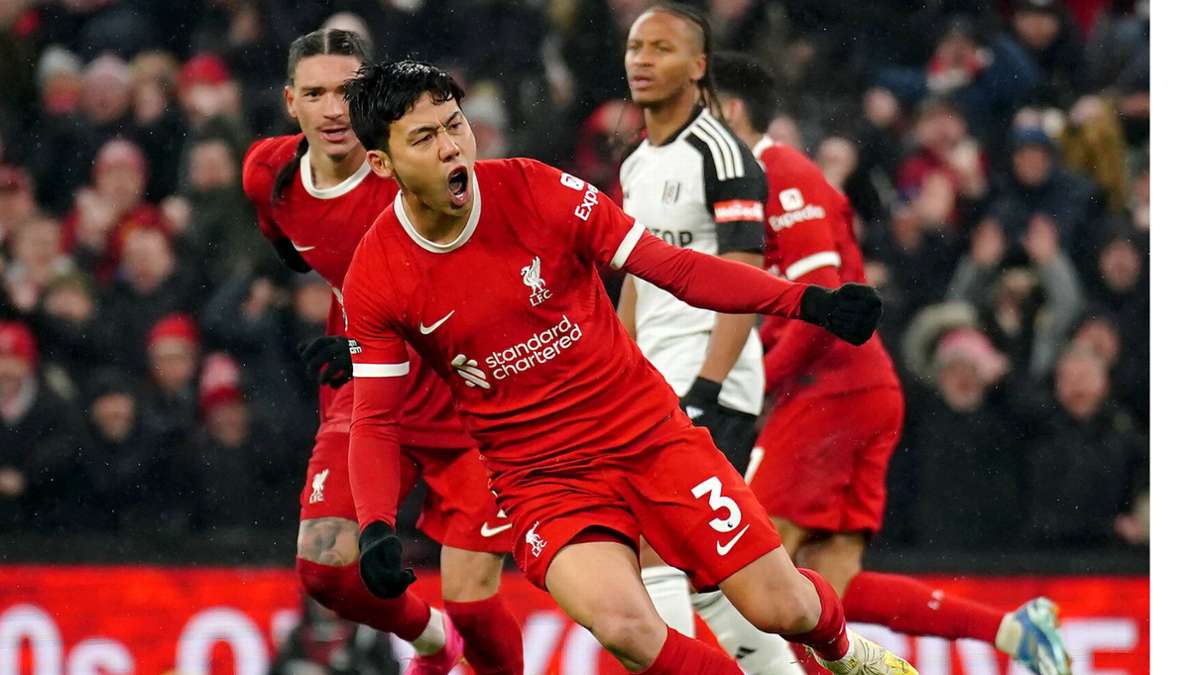 Ex-Kapitän des VfB Stuttgart: Wataru Endo mit Traumtor in verrückter Liverpool-Partie