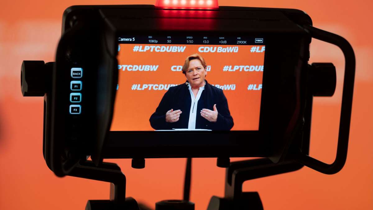 CDU-Spitzenkandidatin Susanne Eisenmann: Die Pleite   im Nacken, das Wunder vor Augen
