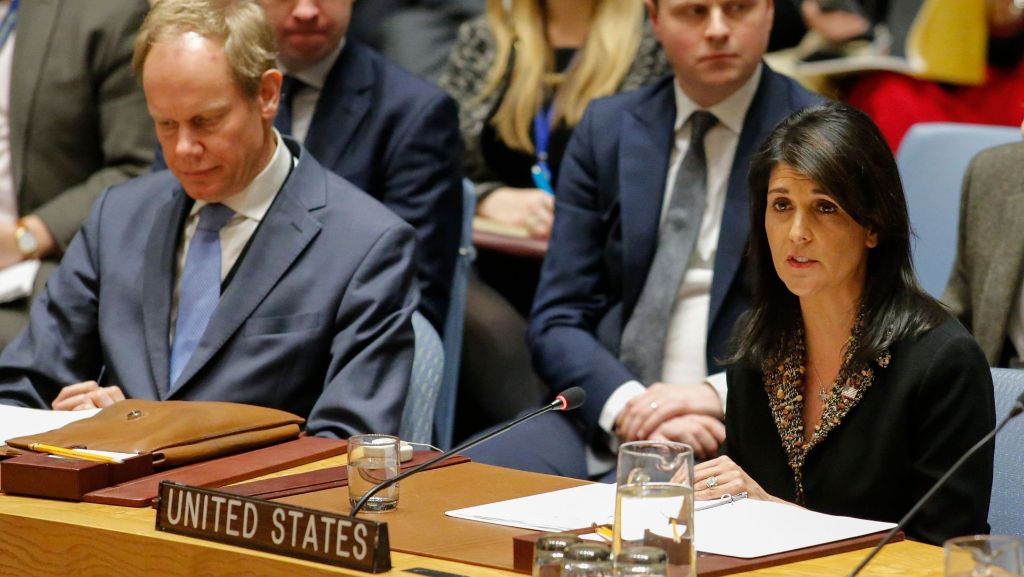 Veto im Sicherheitsrat: USA blockieren UN-Resolution zu Jerusalem