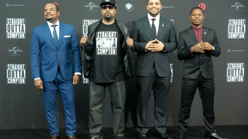Europapremiere von „Straight Outta Compton“: Ice Cube und Co. heizen Berlin ein