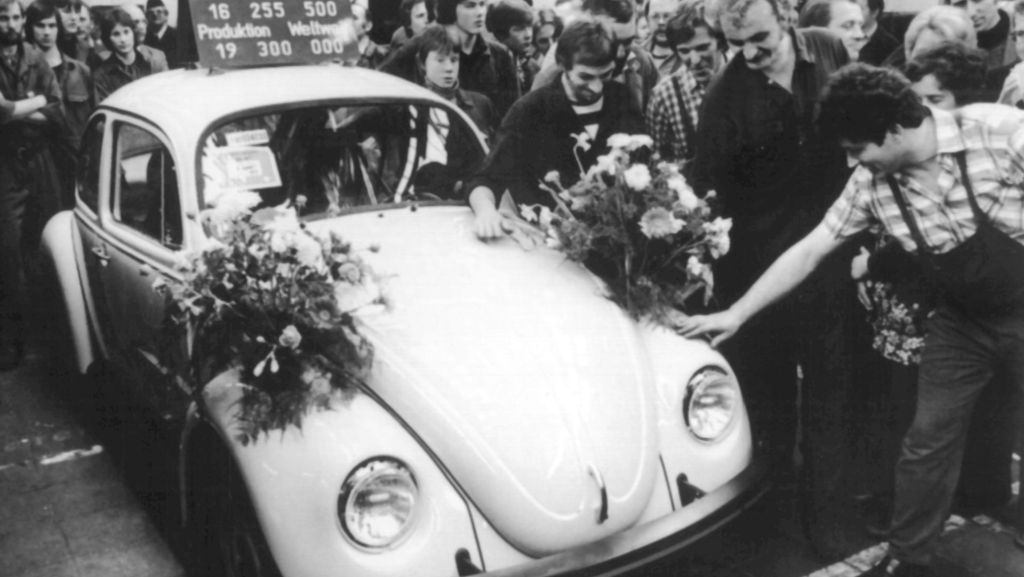 Deutsches Kultauto: Der letzte VW-Käfer rollt 1978 in Ostfriesland vom Band