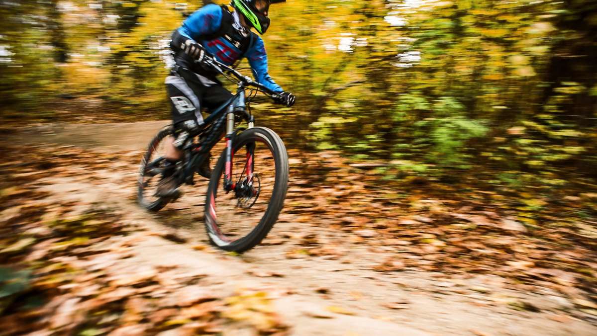 Mountainbiken in Stuttgart: Downhillstrecke teilweise gesperrt