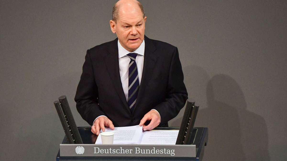 Bundestag in Berlin: Die erste Regierungserklärung von Olaf Scholz im Überblick