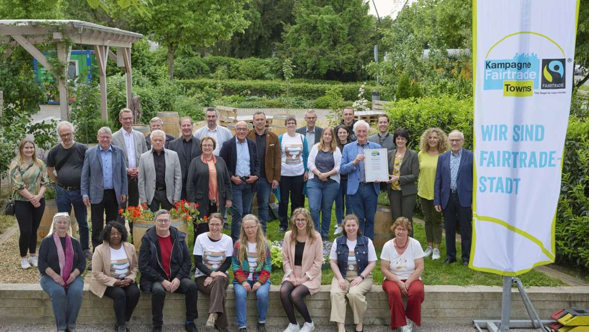 Erfolgreiche Zertifizierung: Fellbach wird vierte Fairtrade-Town im Landkreis