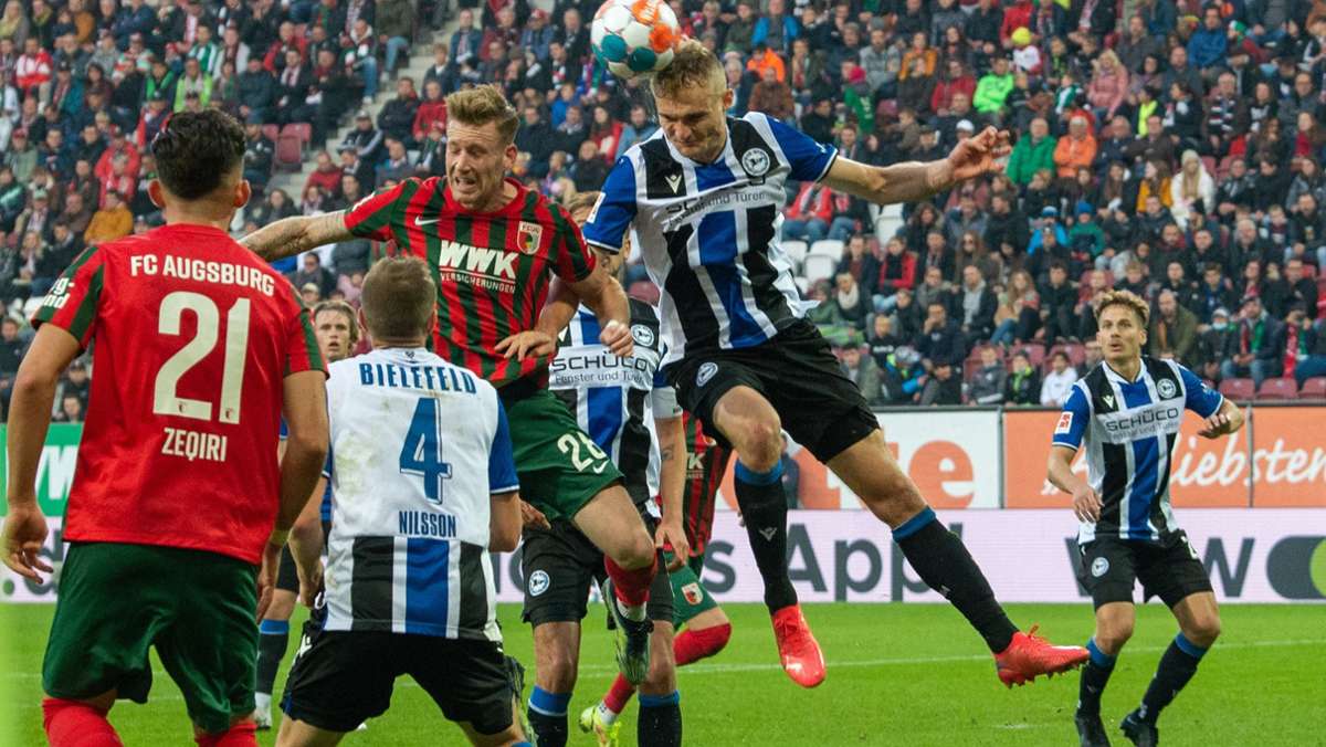 Fußball-Bundesliga: Remis im Kellerduell: Augsburg und Bielefeld trennen sich 1:1