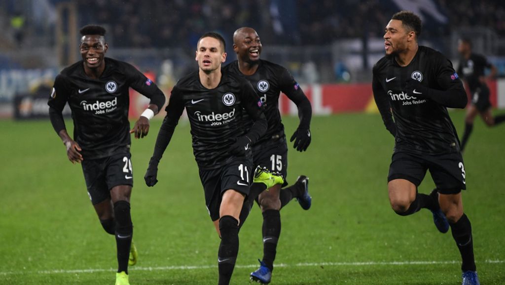 2:1 bei Lazio Rom: Frankfurt siegt sich zum Europa-League-Rekord