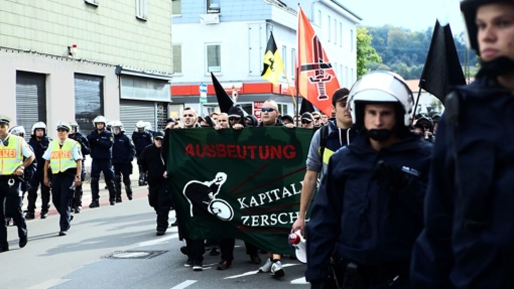 Nazi-Aufmarsch in Göppingen: Till: Nur ein NPD-Verbot kann künftig helfen