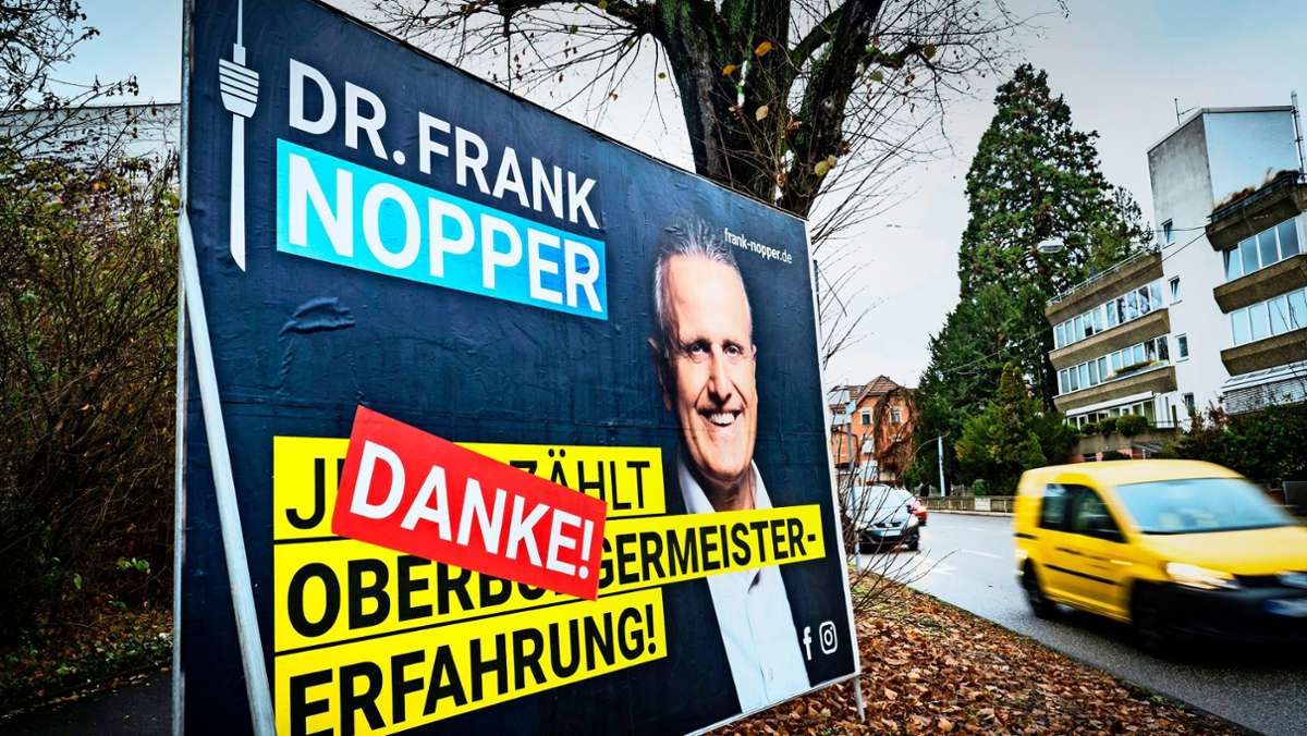 Nach OB-Wahl in Stuttgart: Warum OB-Kandidat Völker das Wahlergebnis anfechten will