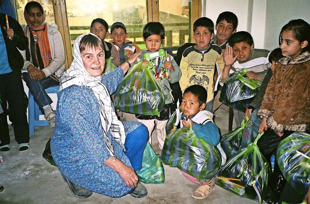 Die 66-Jährige Brigitte Weiler aus Herrenberg setzte sich mit ihrer Hilfsorganisation in Afghanistan für arme Menschen ein. Foto: Cabilla