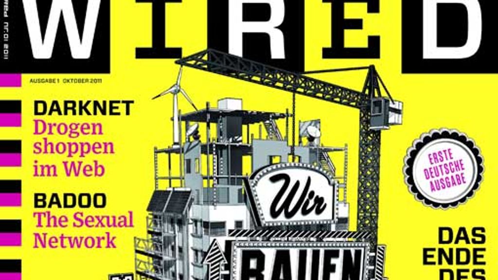  Ein Kultmagazin kommt nach Deutschland: Die "Wired" steht nun auch hierzulande am Kiosk - und sagt Kulturpessimisten den Kampf an. 