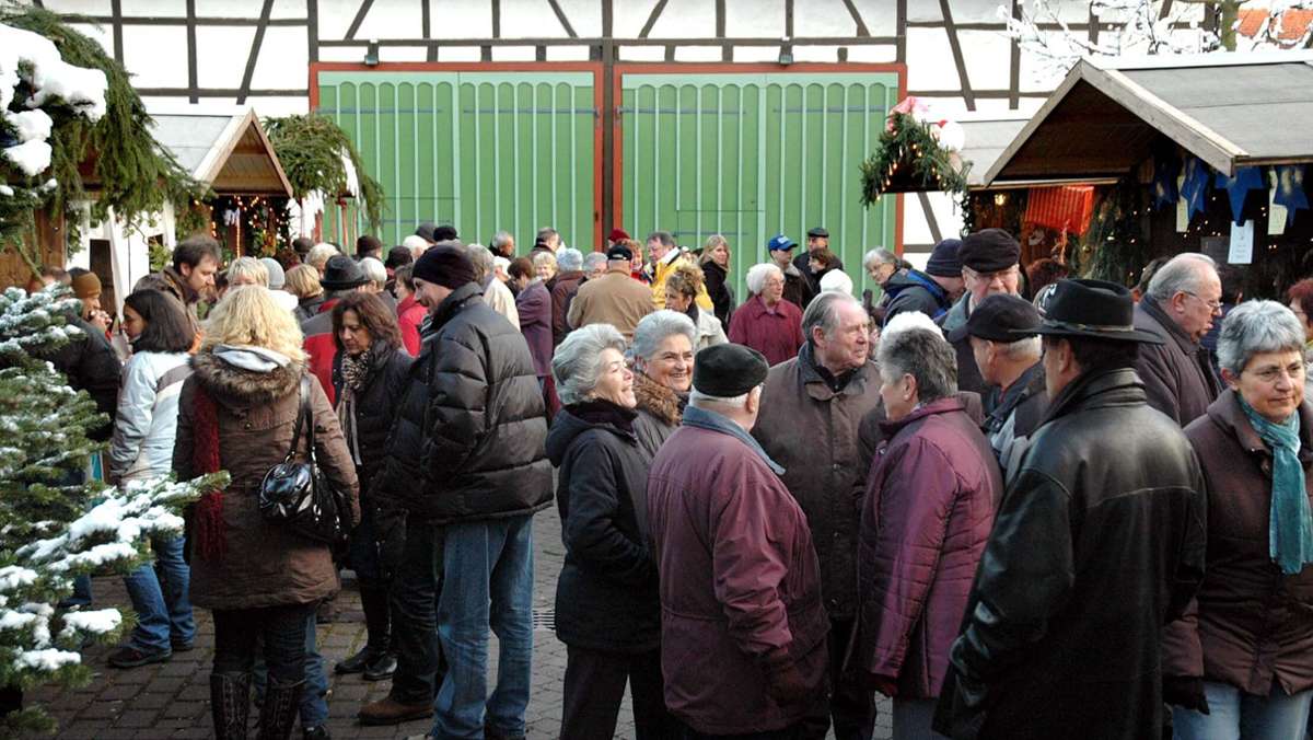 Aufgrund der ansteigenden Coronazahlen muss das traditionelle Weihnachtsdorf in Schönaich in diesem Jahr ausfallen. Schon 2020 wurde das Fest abgesagt. 