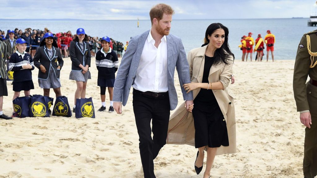 Royals in Australien: Herzogin Meghan trägt Recyclingschuhe