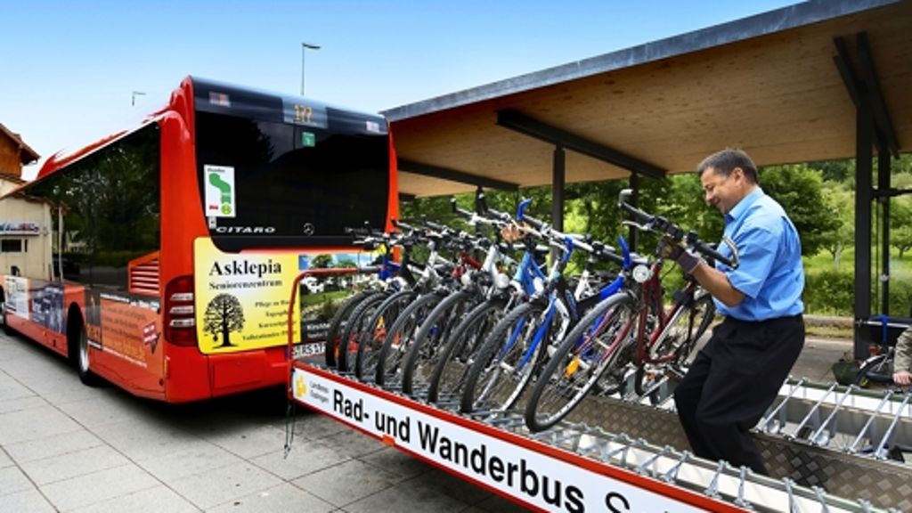 Wanderbus auf die Alb: Pedelec-Transport mit Einschränkungen