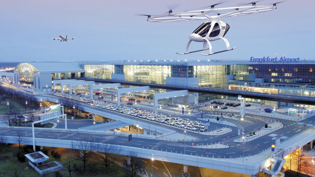 Gespräche mit Hersteller aus Bruchsal: Frankfurter Flughafen will Platz für Flugtaxis schaffen