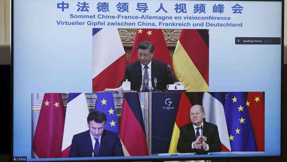 Krieg in der Ukraine: Xi spricht mit Scholz und Macron - Lage in Ukraine „beunruhigend“