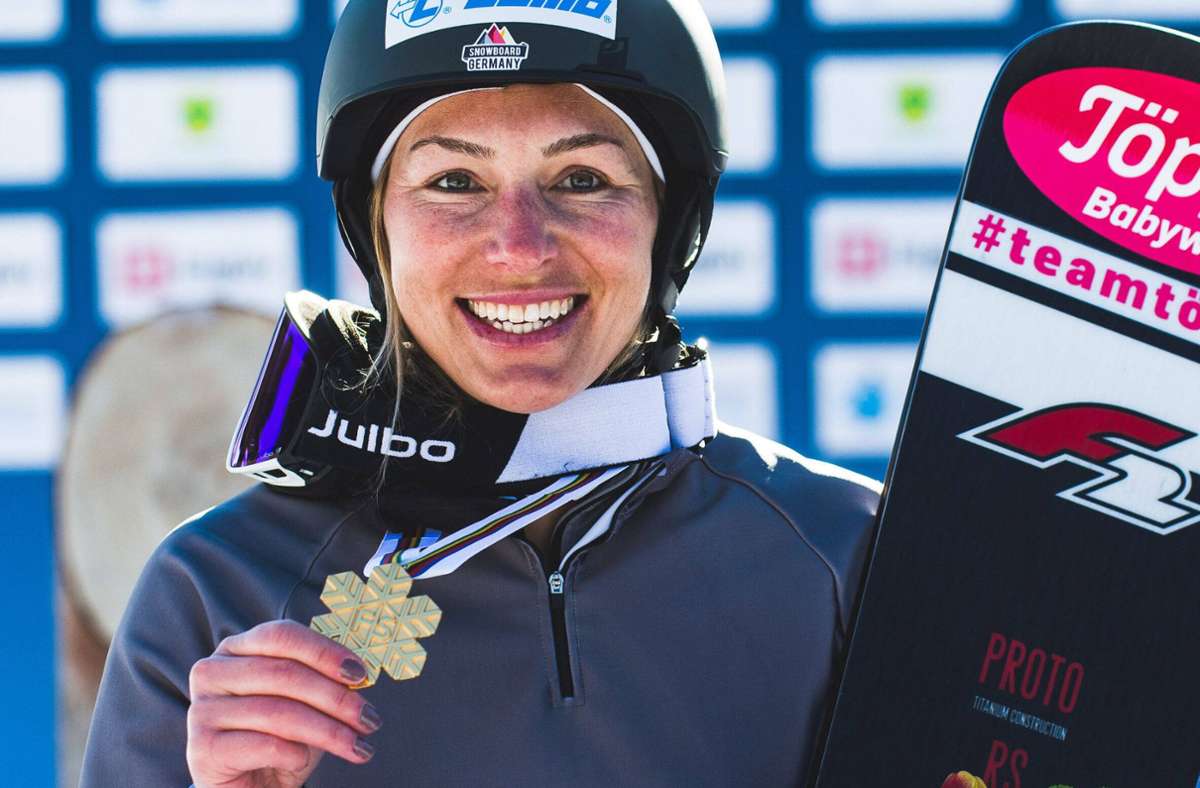 Gehen, wenn es am schönsten ist: Weltmeisterin Selina Jörg – in unserer Bildergalerie finden Sie die Erfolge der goldenen Snowboard-Generation auf einen Blick. Foto: imago/Eibner