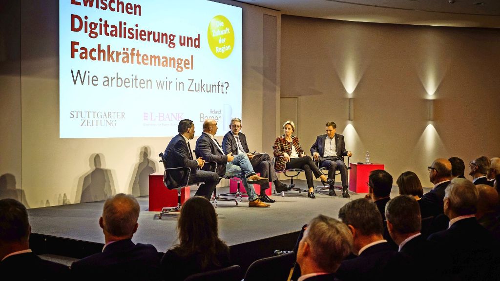 Podiumsdiskussion der Stuttgarter Zeitung: Die Digitalisierung spaltet die Belegschaft
