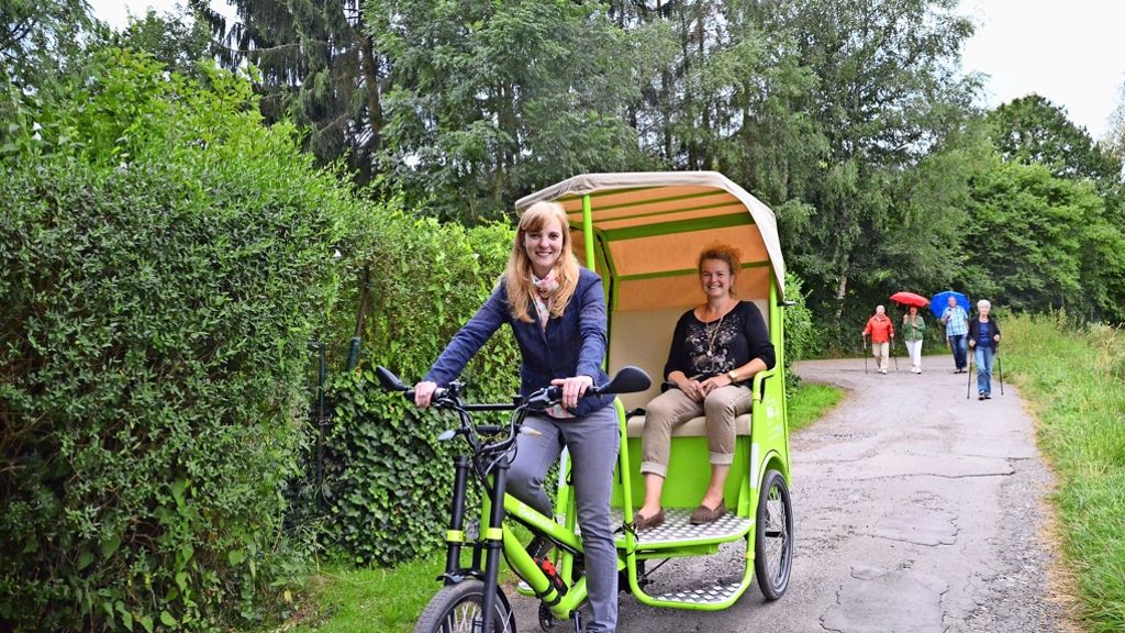 Serie Ausprobiert: Rikscha-Fahrstunde in Vaihingen: Eine Rikscha ist kein Fahrrad