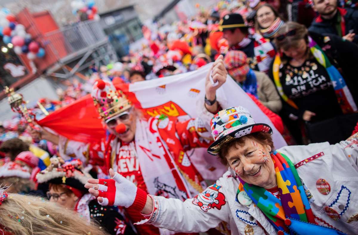 In Köln wird wieder Karneval gefeiert. Foto: dpa/Rolf Vennenbernd