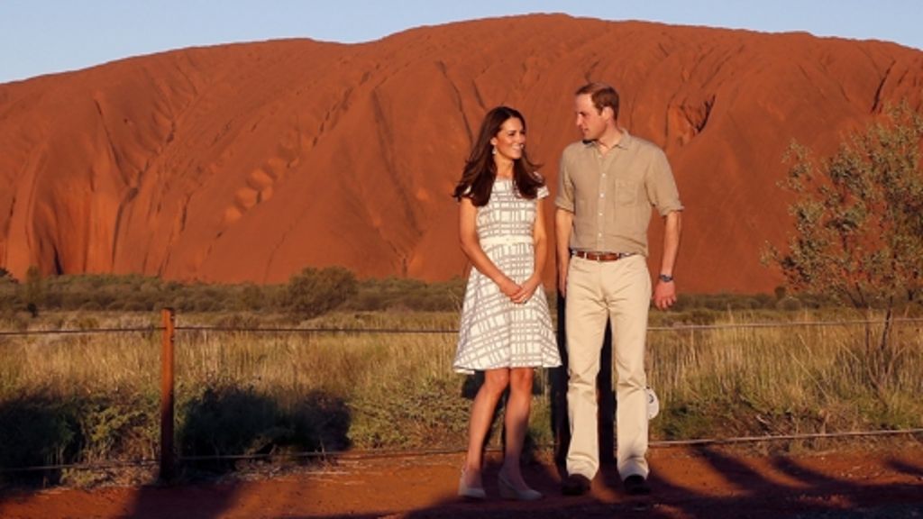 Kate und William in Australien: Am heiligen Berg der Aborigines