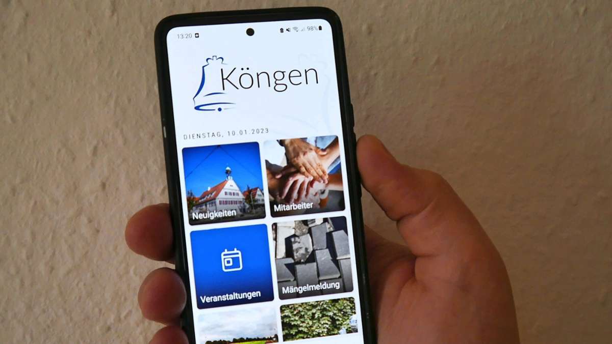 Digitalisierung in Köngen: Neue Homepage und Bürger-App